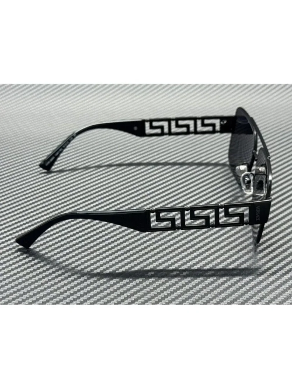 New Versace Men Matte Black Sunglasses 61-13-145